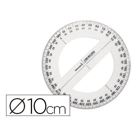 CIRCULO PLASTICO LIDERPAPEL -10 CM