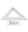 ESCUADRA LIDERPAPEL 30 CM PLASTICO CRISTAL