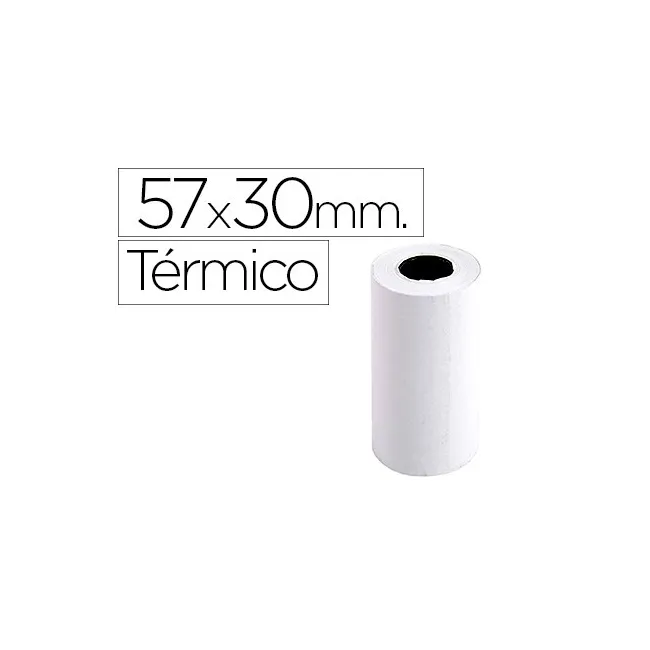 ROLLO SUMADORA EXACOMPTA TERMICO 57 MM X 30 MM 55 G/M2 SIN BISFENOL A
