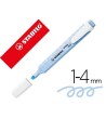 ROTULADOR STABILO FLUORESCENTE SWING COOL PASTEL AZUL NUBLADO
