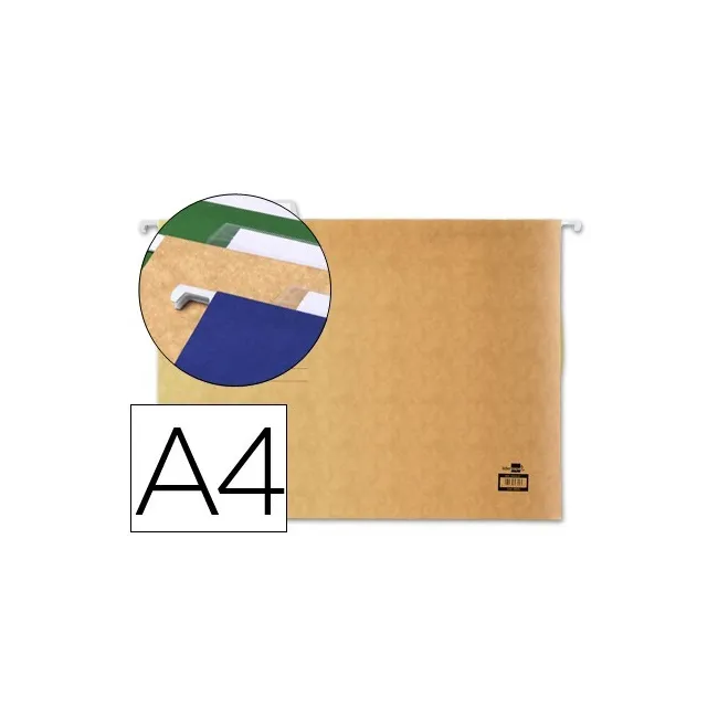 CARPETA COLGANTE LIDERPAPEL A4 KRAFT