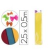 PAPEL CRESPON LIDERPAPEL 50 CM X 2.5M 34G/M2 AMARILLO