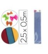 PAPEL CRESPON LIDERPAPEL 50 CM X 2.5M 34G/M2 CELESTE