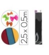 PAPEL CRESPON LIDERPAPEL 50 CM X 2.5M 34G/M2 NEGRO