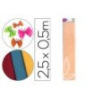 PAPEL CRESPON LIDERPAPEL 50 CM X 2.5M 34G/M2 SALMON