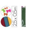 PAPEL CRESPON LIDERPAPEL 50 CM X 2.5M 34G/M2 VERDE OLIVA