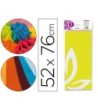 PAPEL SEDA LIDERPAPEL 52X76CM 18G/M2 BOLSA DE 5 HOJAS AMARILLO