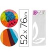 PAPEL SEDA LIDERPAPEL 52X76CM 18G/M2 BOLSA DE 5 HOJAS BLANCO