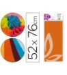 PAPEL SEDA LIDERPAPEL 52X76CM 18G/M2 BOLSA DE 5 HOJAS NARANJA