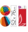 PAPEL SEDA LIDERPAPEL 52X76CM 18G/M2 BOLSA DE 5 HOJAS ROJO