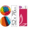 PAPEL SEDA LIDERPAPEL 52X76CM 18G/M2 BOLSA DE 5 HOJAS ROSA FUERTE