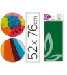 PAPEL SEDA LIDERPAPEL 52X76CM 18G/M2 BOLSA DE 5 HOJAS VERDE OSCURO
