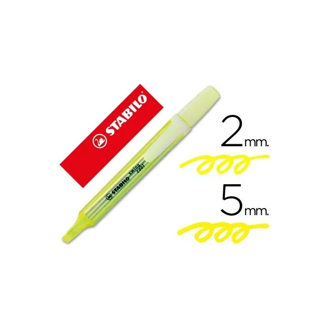 ROTULADOR STABILO MARCADOR FLUORESCENTE SWING COOL AMARILLO