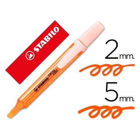 ROTULADOR STABILO MARCADOR FLUORESCENTE SWING COOL NARANJA