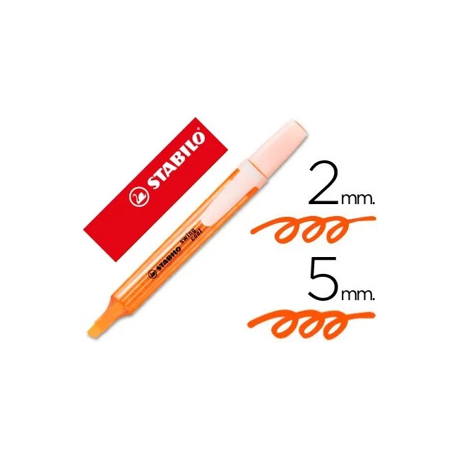 ROTULADOR STABILO MARCADOR FLUORESCENTE SWING COOL NARANJA