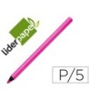 LAPICES DE COLORES LIDERPAPEL JUMBO NEON ROSA