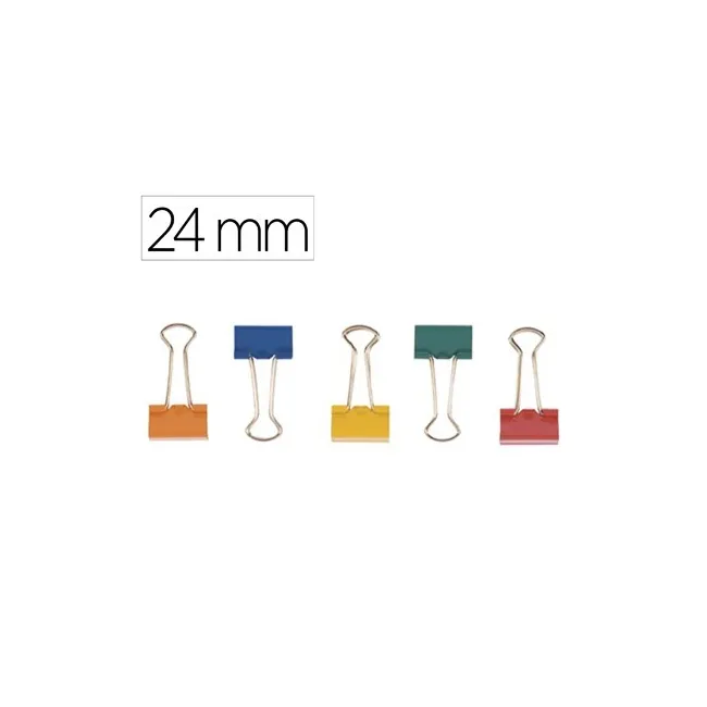 PINZA METALICA Q-CONNECT REVERSIBLE N.2 24 MM CAJA DE 10 UNIDADES C...