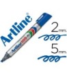 ROTULADOR ARTLINE MARCADOR PERMANENTE 109 AZUL -PUNTA BISELADA