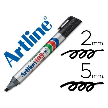 ROTULADOR ARTLINE MARCADOR PERMANENTE 109 NEGRO -PUNTA BISELADA