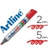 ROTULADOR ARTLINE MARCADOR PERMANENTE 109 ROJO -PUNTA BISELADA