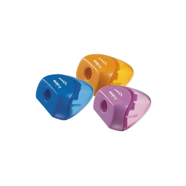 SACAPUNTAS PLASTICO 1 USO ERGONOMICO IGLU COLORES SURTIDOS