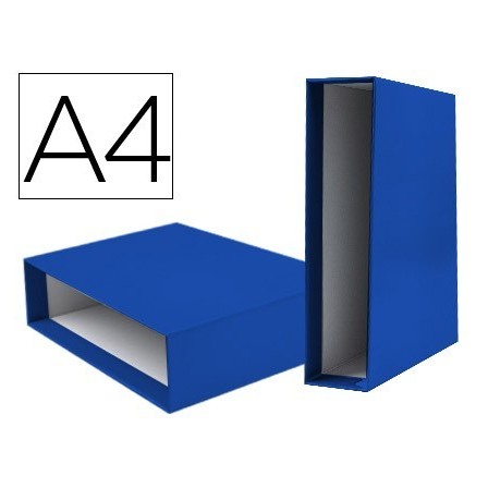 CAJA ARCHIVADOR LIDERPAPEL DE PALANCA CARTON DIN-A4 DOCUMENTA LOMO ...