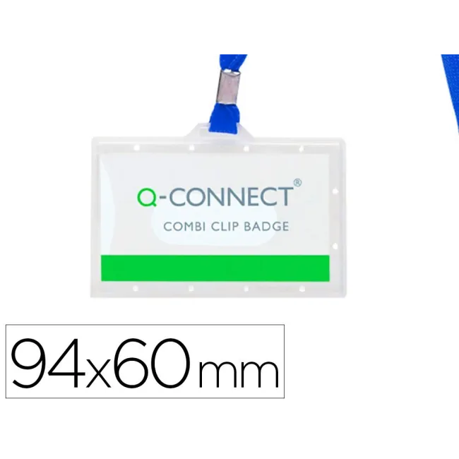 IDENTIFICADOR Q-CONNECT KF17112 CON CORDON PLANO AZUL Y APERTURA LA...