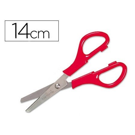TIJERA ESCOLAR LIDERPAPEL PS-52-D CON FUNDA 14 CM