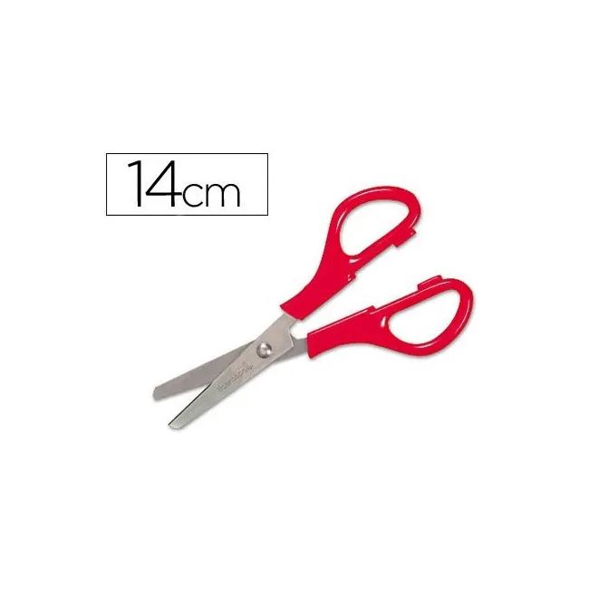 TIJERA ESCOLAR LIDERPAPEL PS-52-D CON FUNDA 14 CM