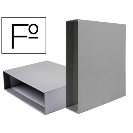 CAJA ARCHIVADOR LIDERPAPEL DE PALANCA CARTON FOLIO DOCUMENTA LOMO 8...