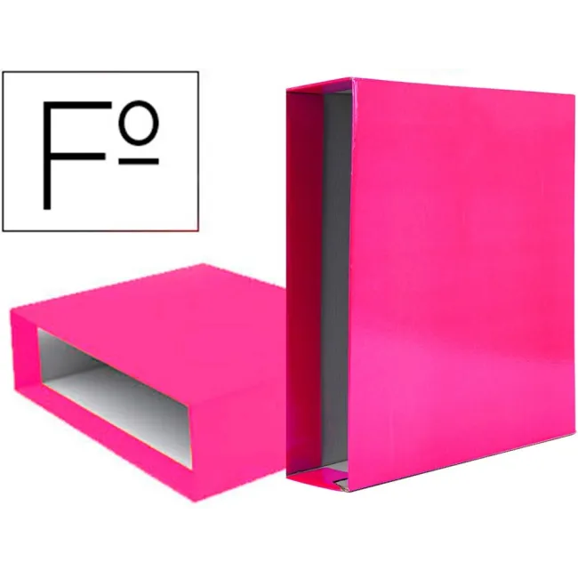 CAJA ARCHIVADOR LIDERPAPEL DE PALANCA CARTON FOLIO DOCUMENTA LOMO 7...