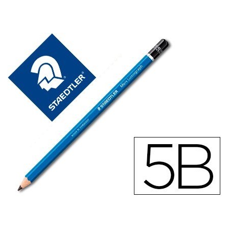 LAPICES DE GRAFITO STAEDTLER MARS LUMOGRAPH 100 5B UNIDAD