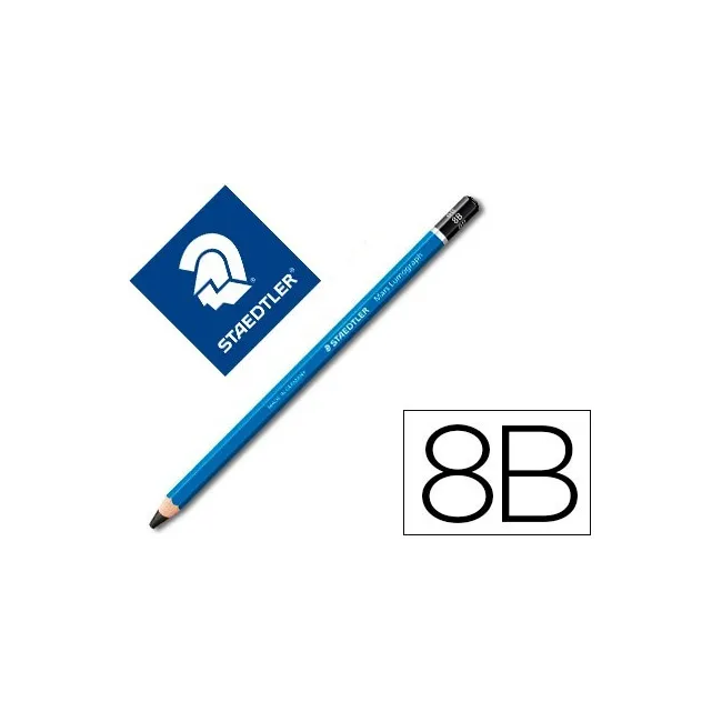 LAPICES DE GRAFITO STAEDTLER MARS LUMOGRAPH 100 8B UNIDAD