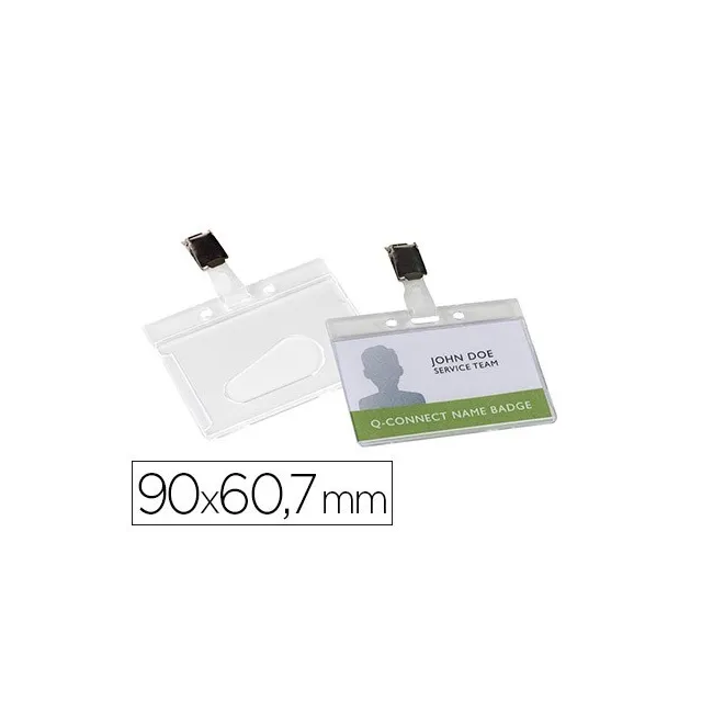10 IDENTIFICADORES Q-CONNECT RIGIDO PLASTICO ACABADO BRILLANTE CON ...