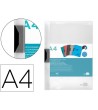 CARPETA LIDERPAPEL DOSSIER PINZA LATERAL POLIPROPILENO DIN A4 TRANS...