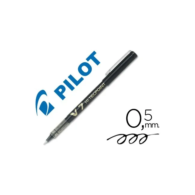 ROTULADOR PILOT PUNTA AGUJA V-7 NEGRO 0.7 MM