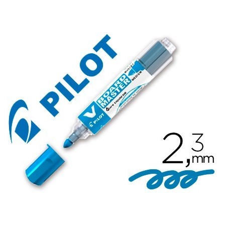 ROTULADOR PILOT VBOARD MASTER PARA PIZARRA BLANCA AZUL TINTA LIQUID...