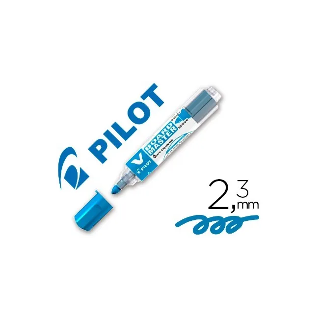 ROTULADOR PILOT VBOARD MASTER PARA PIZARRA BLANCA AZUL TINTA LIQUID...