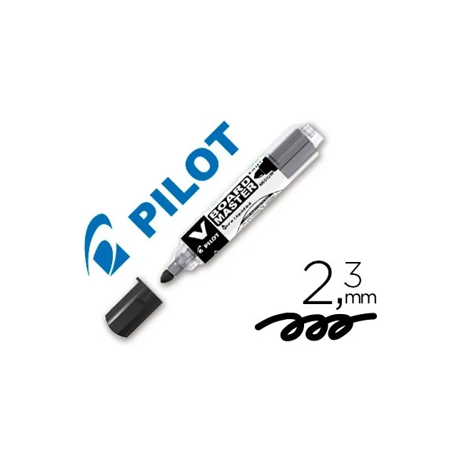 ROTULADOR PILOT VBOARD MASTER PARA PIZARRA BLANCA NEGRO TINTA LIQUI...