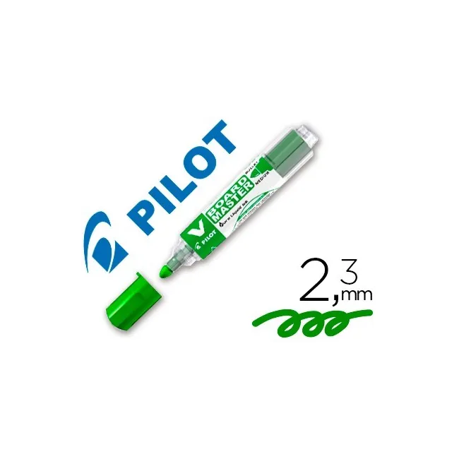 ROTULADOR PILOT VBOARD MASTER PARA PIZARRA BLANCA VERDE TINTA LIQUI...