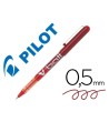 ROTULADOR PILOT ROLLER V-BALL ROJO 0.5 MM