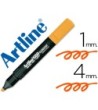 ROTULADOR ARTLINE FLUORESCENTEEK-660 NARANJA -PUNTA BISELADA
