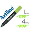 ROTULADOR ARTLINE FLUORESCENTEEK-660 VERDE -PUNTA BISELADA