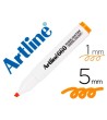 ROTULADOR ARTLINE FLUORESCENTE EK-660 NARANJA PASTEL PUNTA BISELADA