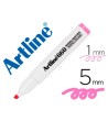ROTULADOR ARTLINE FLUORESCENTE EK-660 ROSA PASTEL PUNTA BISELADA