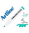 ROTULADOR ARTLINE FLUORESCENTE EK-660 VERDE PASTEL PUNTA BISELADA