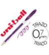 BOLIGRAFO UNIBALL ROLLER UM-120 SIGNO 0,7 MM TINTA GEL COLOR VIOLETA