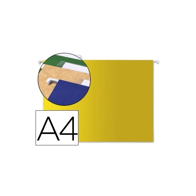 CARPETA COLGANTE LIDERPAPEL A4 AMARILLA
