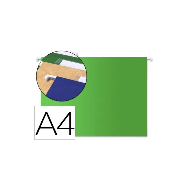 CARPETA COLGANTE LIDERPAPEL A4 VERDE