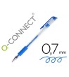 BOLIGRAFO Q-CONNECT TINTA GEL AZUL 0.7 MM SUJECION DE CAUCHO
